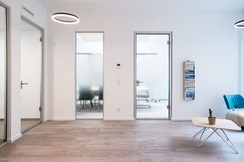 Fensterfolie mit Milchglaseffekt