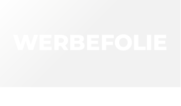 Milchglasfolie mit undurchsichtiger Schrift