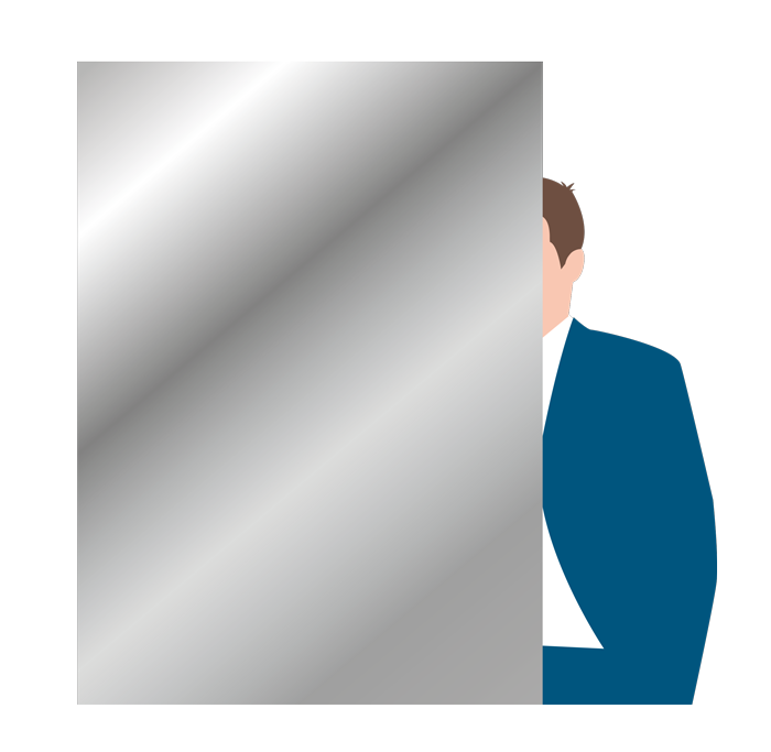 Funktionsweise der Spiegelfolie am Tag